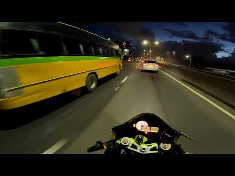 Bmw s1000rr night ride in Africa