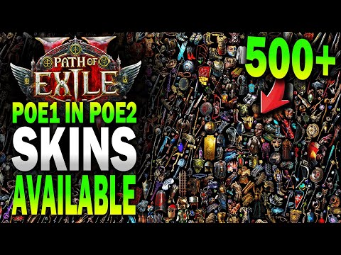 SKINS you can UNLOCK from PoE 1 in Path of Exiles 2