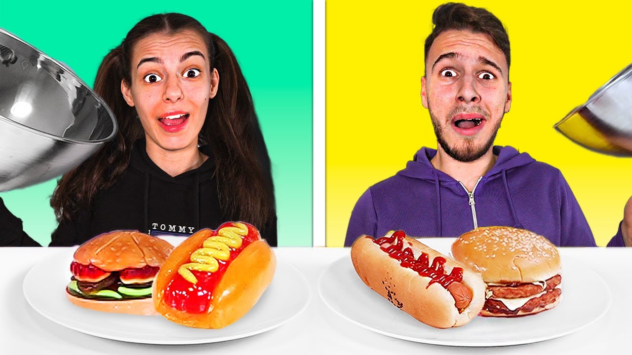 Real Food vs Jelly Food! *with mitzuu*