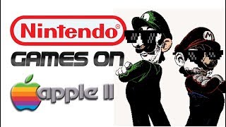 Nintendo Games on Apple 2e