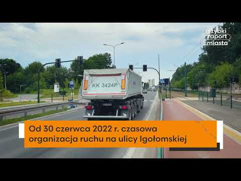 Szybki raport z miasta: ograniczenia w ruchu na ul. Igołomskiej