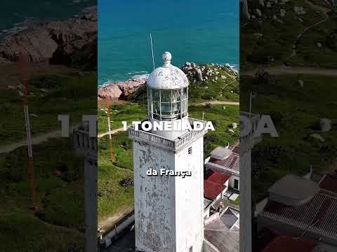 Uma das vistas mais inesquecíveiste espera em Laguna 🤩O Farol de Santa Marta