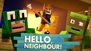 Minecraft Hello Neighbour - THE NEIGHBOUR TURNS INTO A GIRL?!