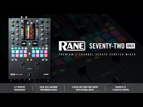 Rane SEVENTY-TWO MKII, 2-Channel Performance Mixer with Touchscreen for Serato DJ Pro image 17