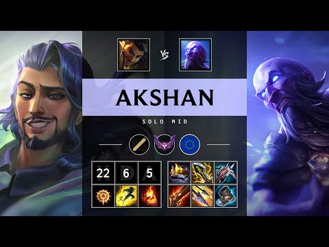 Akshan Mid vs Ryze: Legendary - EUW Master Patch 14.18