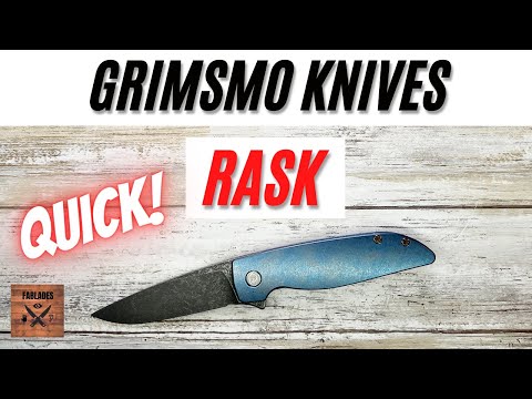 Grimsmo Knives Rask Pocketknife. Fablades Quick Review