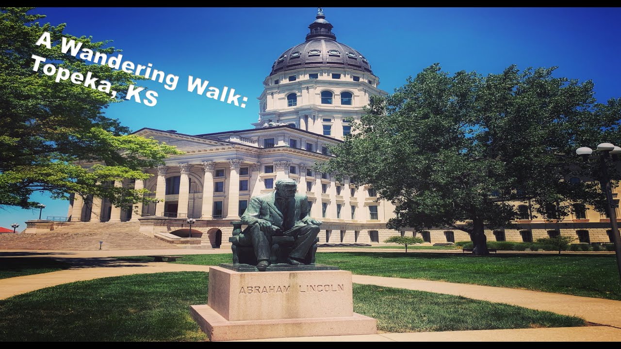 Immersive street-level walking tour through Topeka Downtown, United States, showcasing authentic urban landscapes, local architecture, and the vibrant atmosphere of the city's neighborhoods