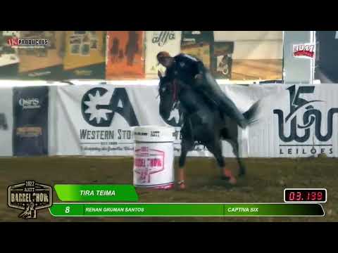 Renan Gruman X Captiva Six - 16'719 - Live ANTT Barrel Show