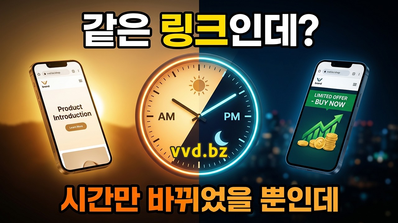 단축 URL 시간대별 타겟팅 설정 방법 | 링크 자동 분기 전략