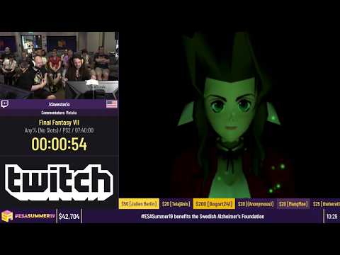 Final Fantasy VII [Any% (No Slots)] by Davesterio - #ESASummer19
