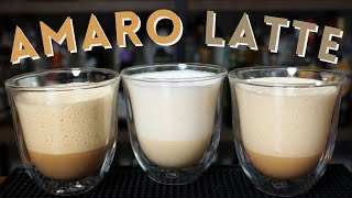 3x AMARO LATTE ★ The Perfect Hot Fall/Winter Drink feat @UnclePete