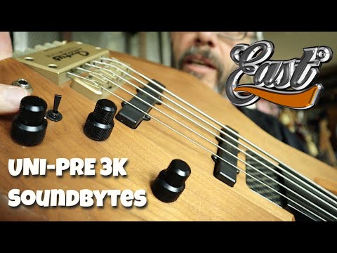 JOHN EAST UNI-PRE 3K in a Status 5 Fretless Bass - Sound samples and settings