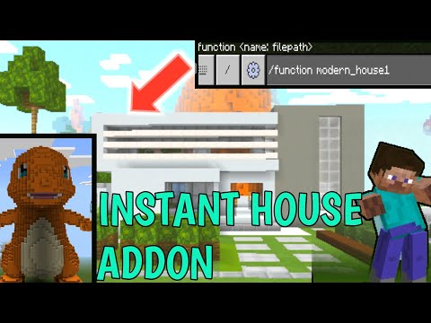 House Add-On! In Minecraft Pe  2021 #Shorts
