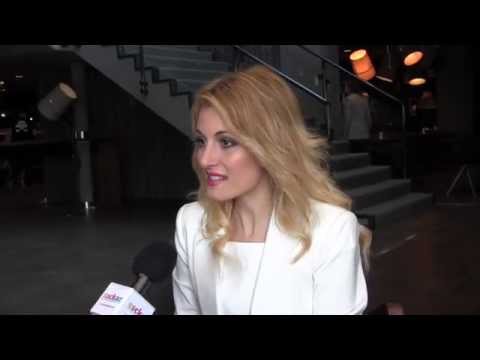 ESCKAZ in Amsterdam: Maria-Elena Kyriakou (Greece) interview (at Eurovision In Concert)