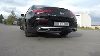 Video: FOX Edelstahl Duplex Klappen-Anlage ab OPF Mercedes CLA 250 C118 X118