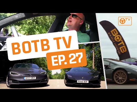 McLaren 720S v Huracan Performante PLUS Tesla Model P100D against a Huracan! BOTB TV Episode 26