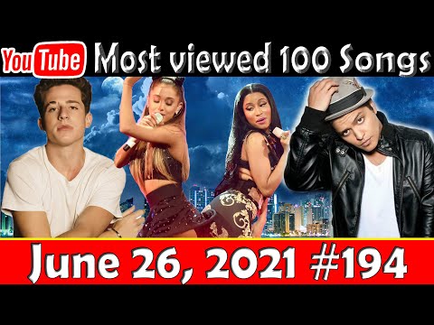 Most Viewed 100 Songs of all time on Youtube 26 June 2021 #194