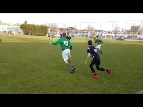 Oefenwedstrijd: Velo JO13-2 v.s.  KMD JO13-1 - 1e Helft, 29-3-2018