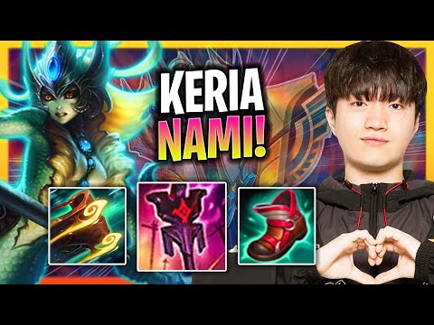 KERIA PERFECT GAME WITH NAMI SUPPORT! | T1 Keria Plays Nami Support vs Karma!  Season 2024