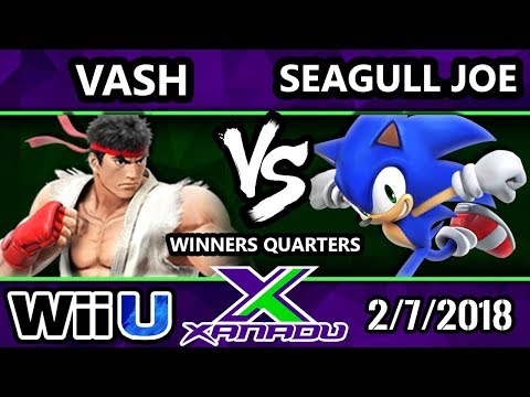 S@X 240 Smash 4 - Vash (Ryu) Vs. Seagull Joe (Sonic) - SSB4 Winners Quarters - Smash for Wii U