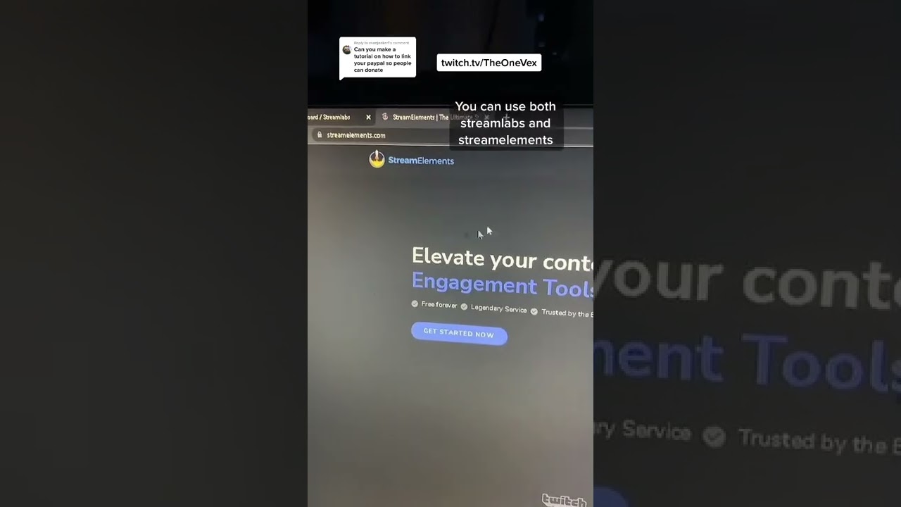 How to set up donations for streams🔥My twitch: TheOneVex #shorts #fyp #tiktok #tips #stream #twitch