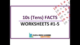Multiply by 10 - Worksheets #1-5