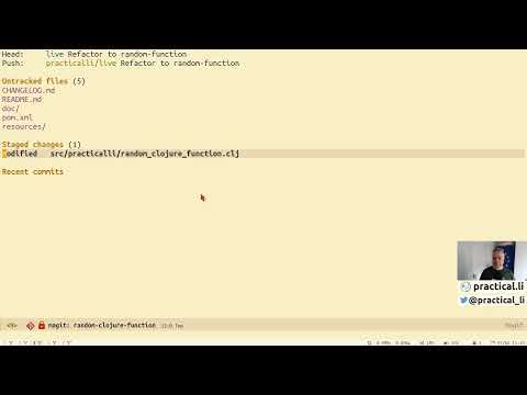 78 - Continuous Integration - Clojure CLI projects and CircleCI - Random Clojure function
