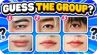 👀 Guess the K-pop Group by 3 Members’ Eye & Lips! 🤓 ANSWER - KPOP QUIZ ⚡️