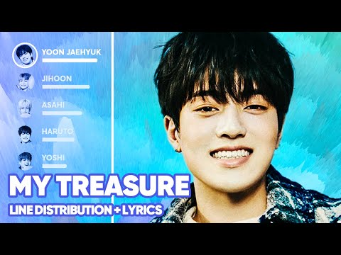 TREASURE - My Treasure (Line Distribution + Lyrics Color Coded) PATREON REQUESTED