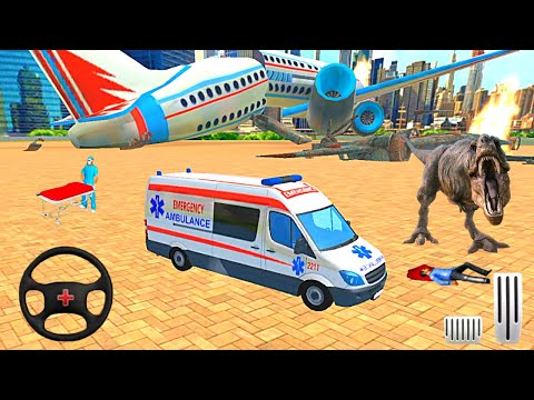 Ambulance Robot Car Transform - Emergency Robot City Rescue Simulator - Android Gameplay JJSZKY2R
