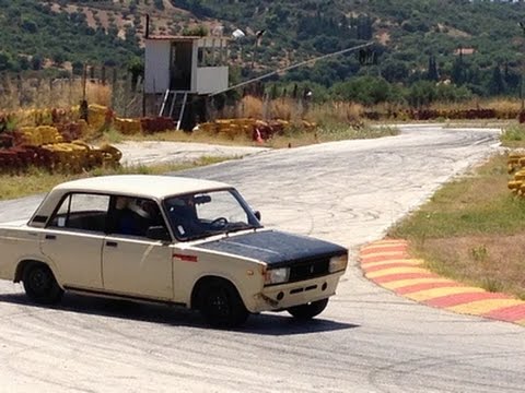 Lada 2105 drift on track | Zhiguli BA3-2105 drift