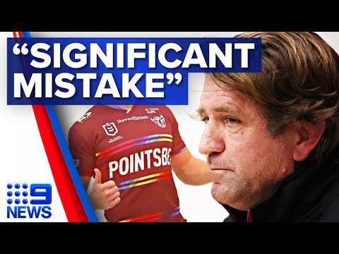 Seven Manly Sea Eagles refusing to wear pride jersey | 9 News Australia