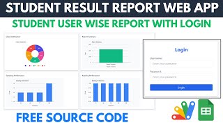 How To Create Student Dashboard with Google Apps Script & Google Sheet | C9