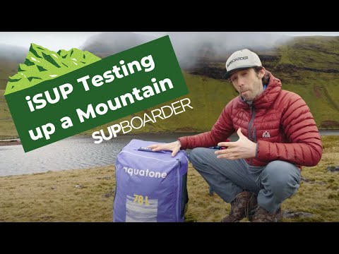 Testing a SUP up a Mountain!!! // Aquatone Haze 2022 Compact iSUP / SUPboarder Review
