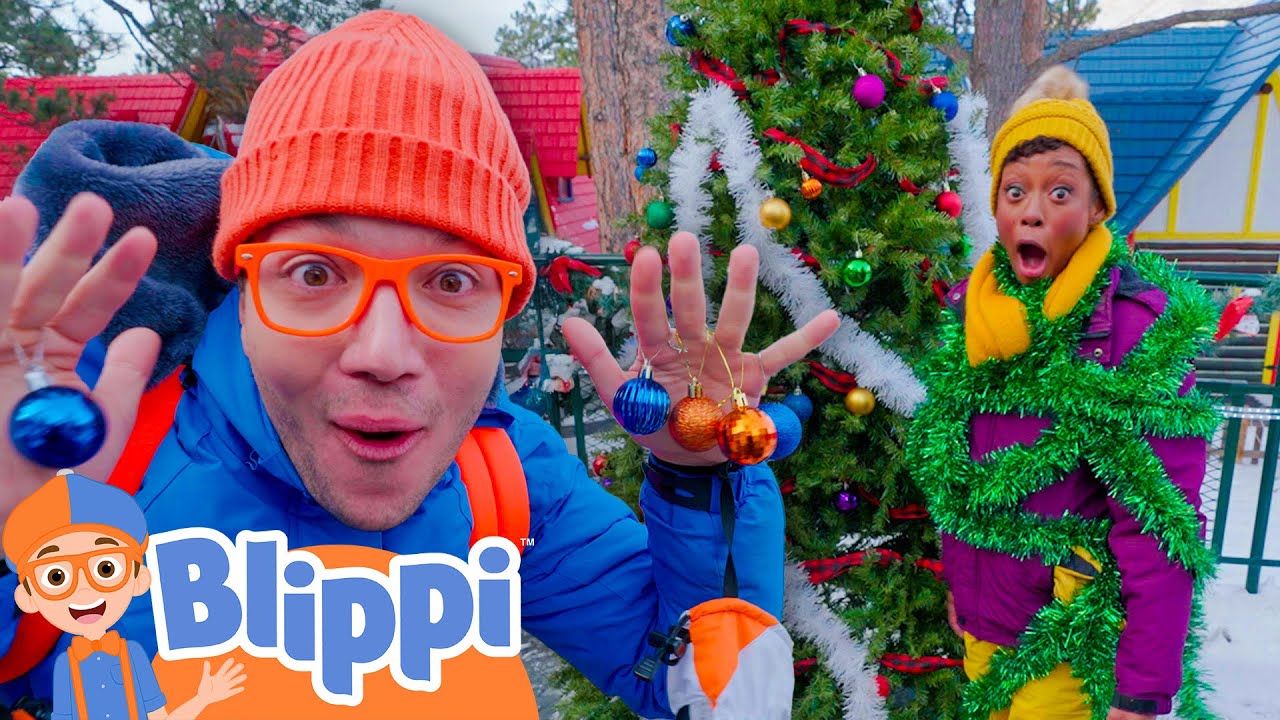 Deck The Halls With Us💖🎄 | Blippi Songs 🎶| Educational Songs For Kids