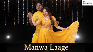 Manwa Laage  Semi Classical Dance Cover  Natya Soc