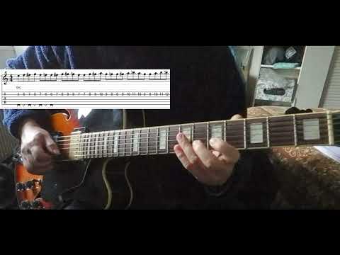 Fast Single String Chromatic 6tuplets Lick (with tabs) - DP's Guitar Encyclopedia