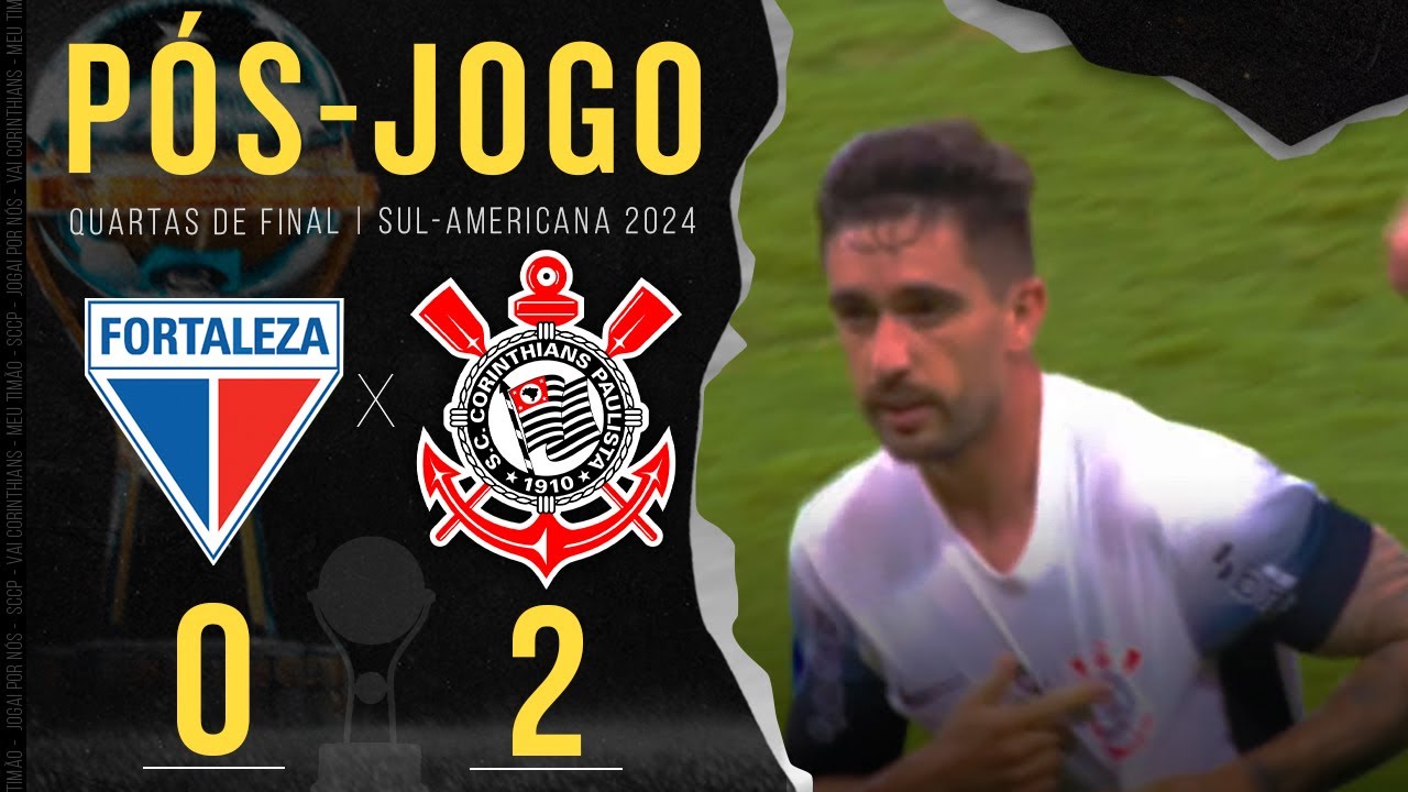 FORTALEZA X CORINTHIANS 🔴 AO VIVO | QUARTAS DE FINAL | COPA SUL-AMERICANA