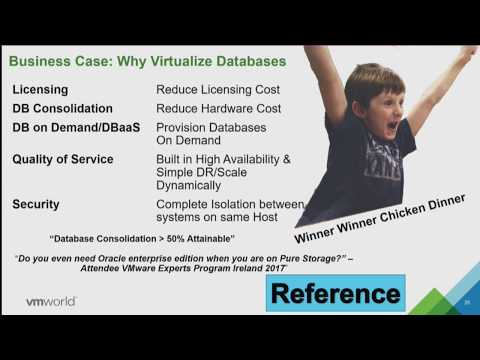VMworld 2017 VIRT1309BU - Monster VMs (Database Virtualization) with VMware vSphere 6.5