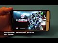Madden NFL Mobile For Android Hands On 