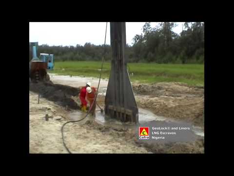 Cutoff wall Geolock and Liners Escravos, Nigeria | Cofra B.V.