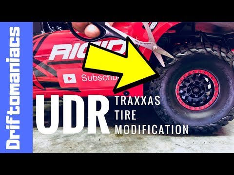 Traxxas UDR Tire Modification