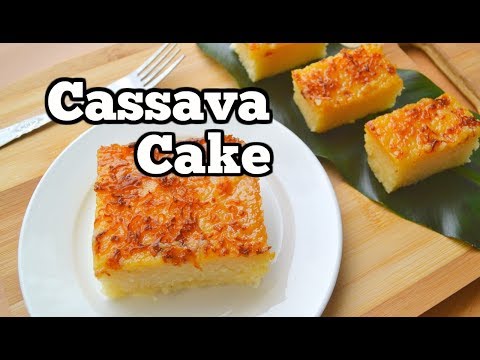 Easy Cassava Cake Recipe | Cassava Cake Using Fresh Cassava | How to Cook Cassava Cake