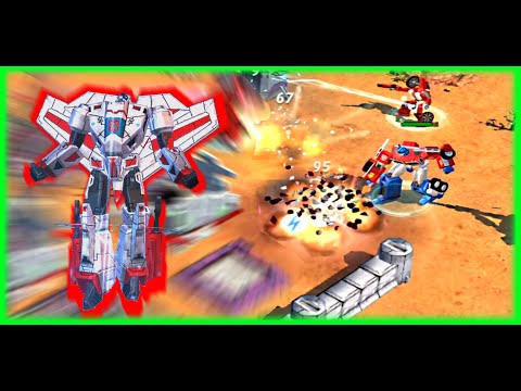 OPTIMUS PRIME Power Up | Cybertron | JETFIRE BLAST OFF | TRANSFORMERS Earth Wars | Gameplay