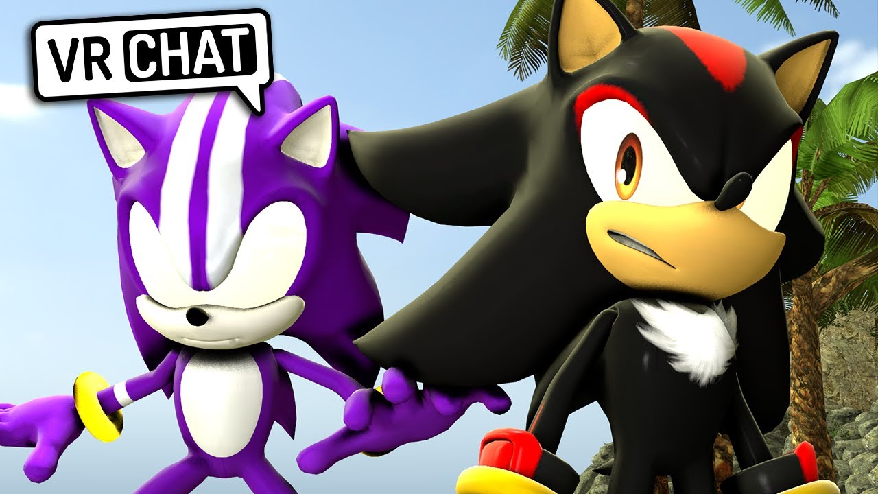 Shadow Meets Darkspine Sonic! (VR Chat)