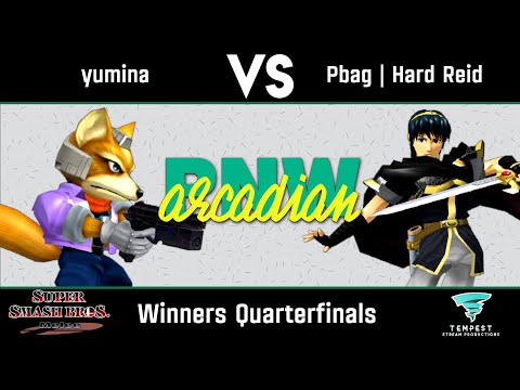 yumina (Fox) vs Pbag | Hard Reid (Marth) - Winners Quarterfinals - PNW Arcadian 2024