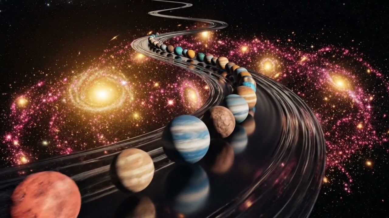 Infinite Galaxies in Parallel Universes | AI Cosmic Space Visuals for Sleep & Focus