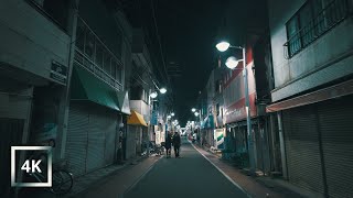4K HDR｜Night walk from  Ojima to Kameido