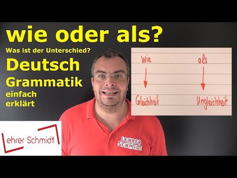 How or than? That's the difference! | German - Grammar - Simply Explained | Lehrerschmidt