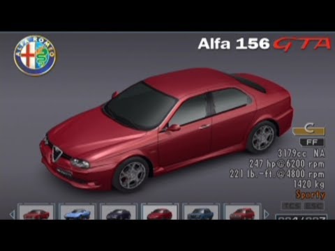 Enthusia: Alfa Romeo 156 GTA | Victoria Garden